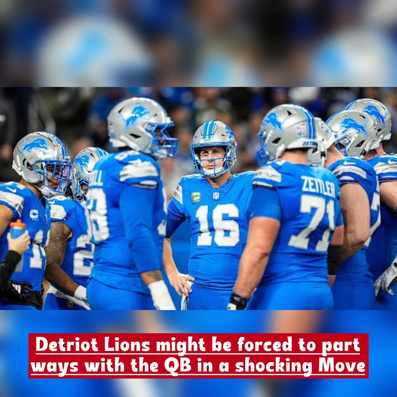 Breaking news: Detriot Lions might be forced to part way with the QB in a shocking move