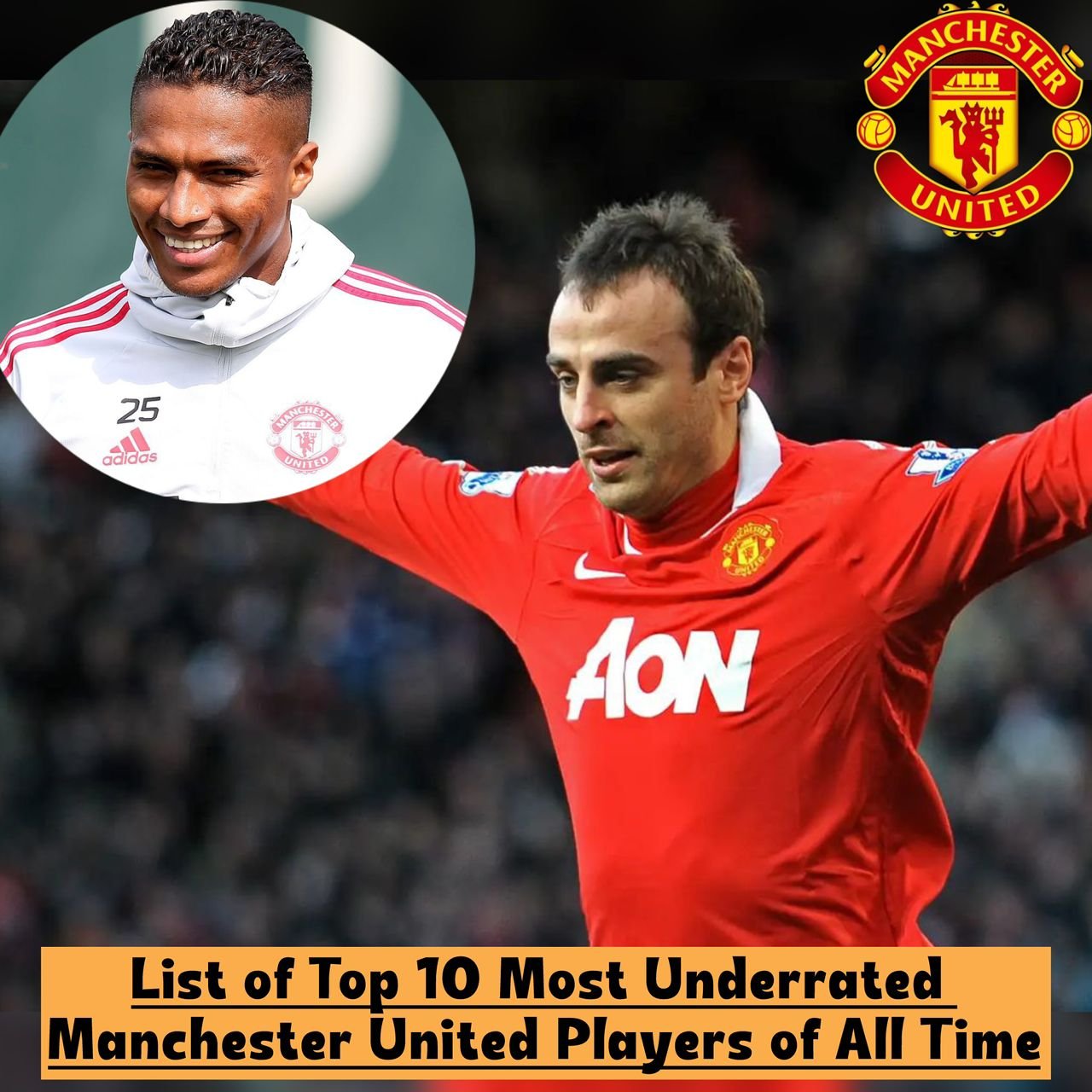 Dimitar Berbatov Ranking 7th, List of Top 10 Most Underrated Manchester United Players of All Time