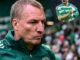 Celtic head coach Brendan Rodgers reacts over playing against Nicolas Kuhn if potential match in the Como Cup