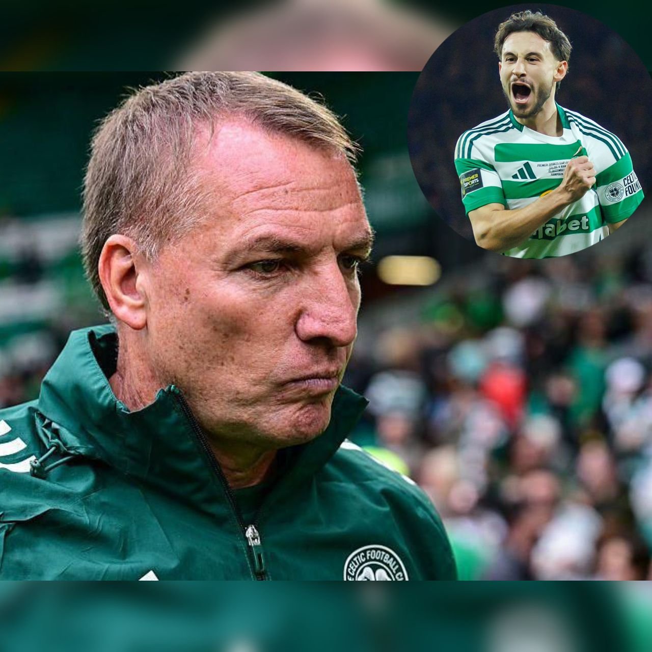 Celtic head coach Brendan Rodgers reacts over playing against Nicolas Kuhn if potential match in the Como Cup
