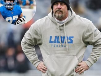 “I don’t like this,” Detriot Lions head coach Dan Campbell reacts and explains the latest injury update on the american football tight end Sam LaPorta
