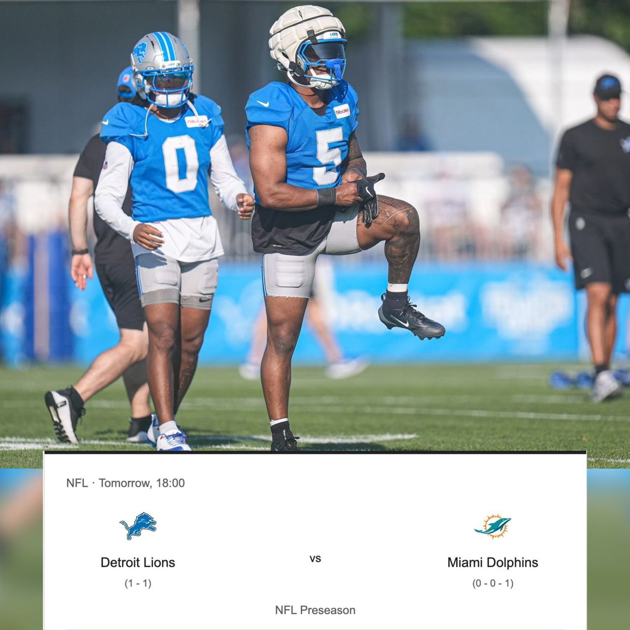 Four (4) main things to notice in Detroit Lions vs. Miami Dolphins NFL preseason match on saturday