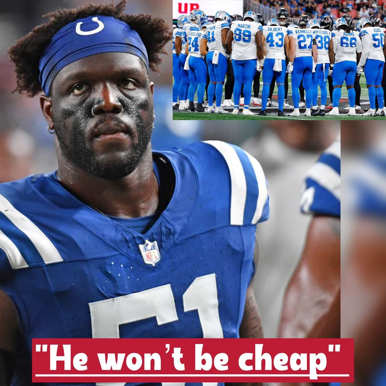 "He won’t be cheap" Indianapolis Colts Defensive reveals the name of Detriot Lions Potential 2026 draft Target worth $13.6 Million