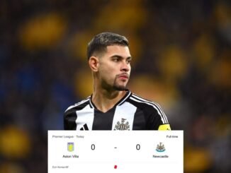 "We stick together" Newcastle United midfielder Bruno Guimaraes released a 42-word Newcastle United statement after Aston Villa clash that ended in a draw