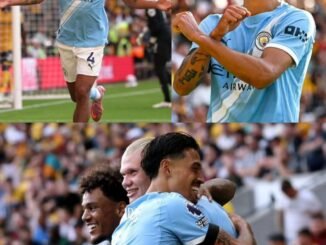 Football pundit Alan Shearer explains the reason why the midfielder Tijjani Reijnders was a "threat" to play against in the Wolves 0 - 4 Manchester City match