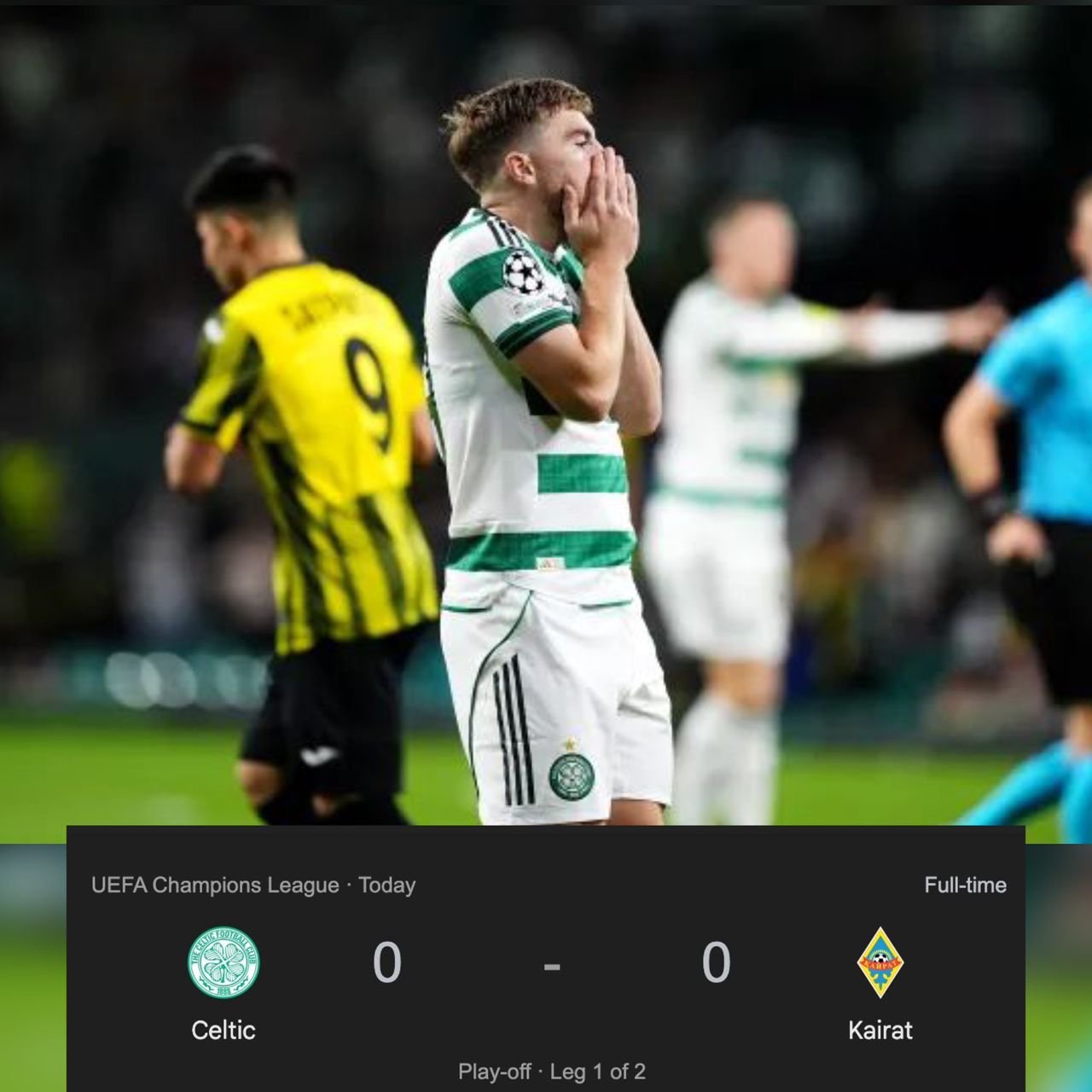 Celtic F.C. player ratings after their UEFA Champions League draw match against Kairat Almaty