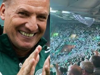 "what we have here" Celtic coach Brendan Rodgers reacts to Celtic fans chants on ‘sack the board’ with a strong message