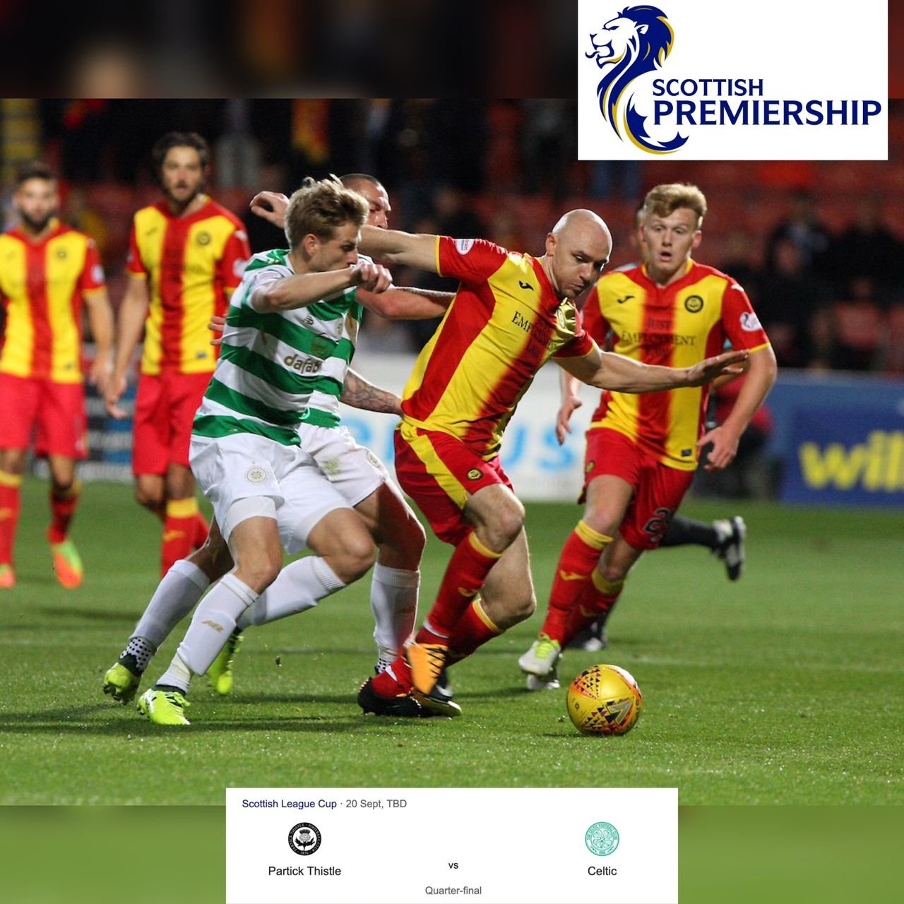Scottish Professional Football League officially release a new statement over Partick Thistle vs. Celtic Quarter-final match clash