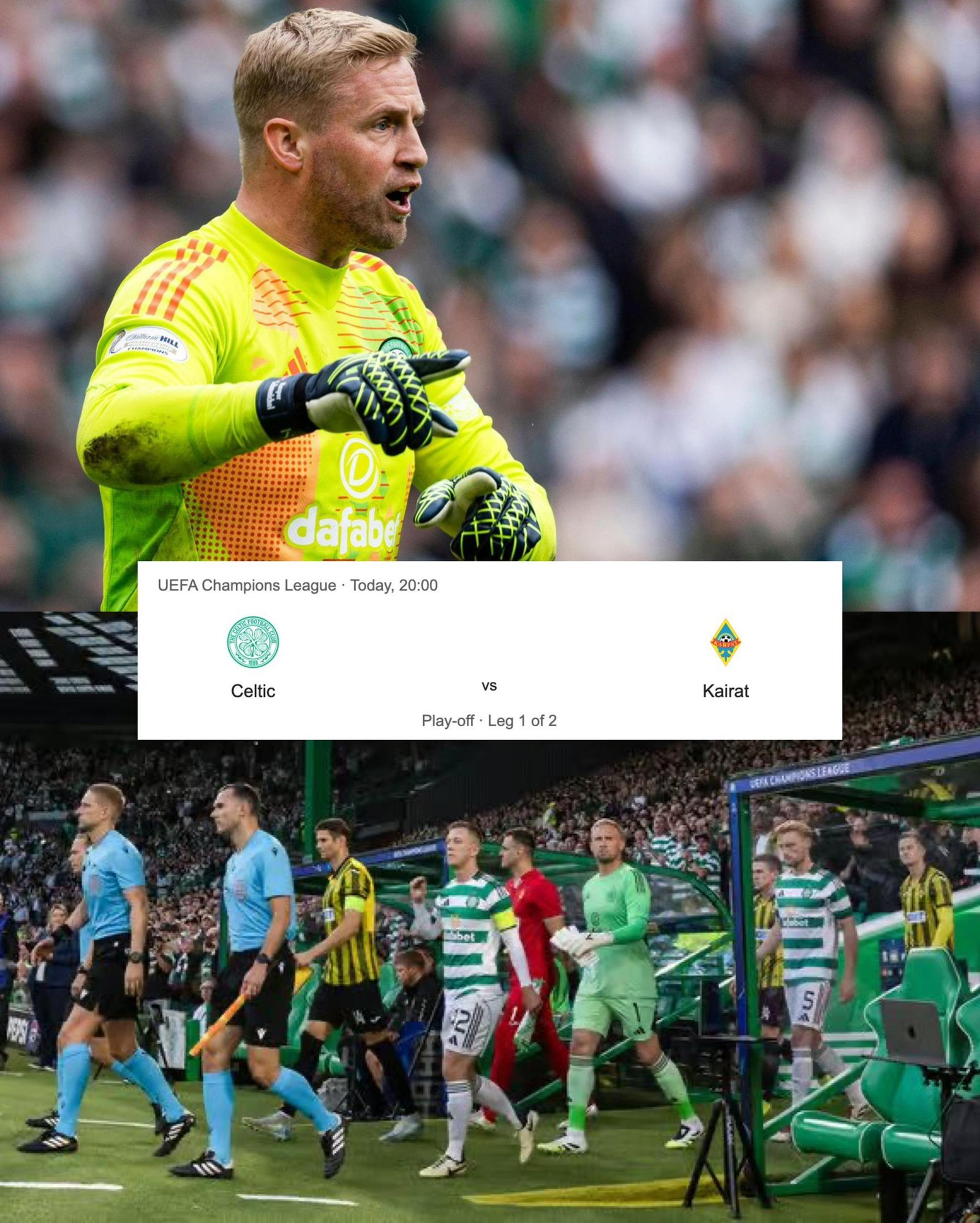 “That’s our biggest strength", Celtic F.C. Goalkeeper Kasper Schmeichel sends an message to Celtic fans after ‘sack the board’ chants during the UEFA Champions League draw match against Kairat Almaty
