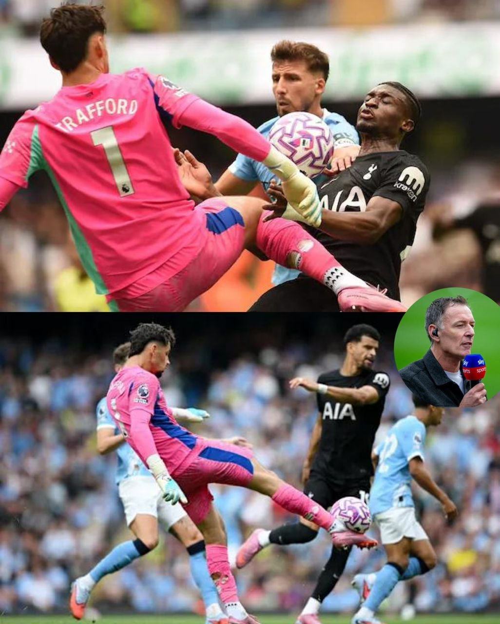 "I'd choose Ederson every day" Football pundit Chris Sutton shares his verdict over James Trafford performance against Tottenham