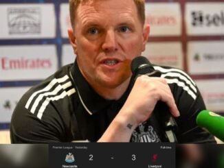 “I think great performance" Eddie Howe reacts and speaks up over their match defeat performance against vs. Liverpool