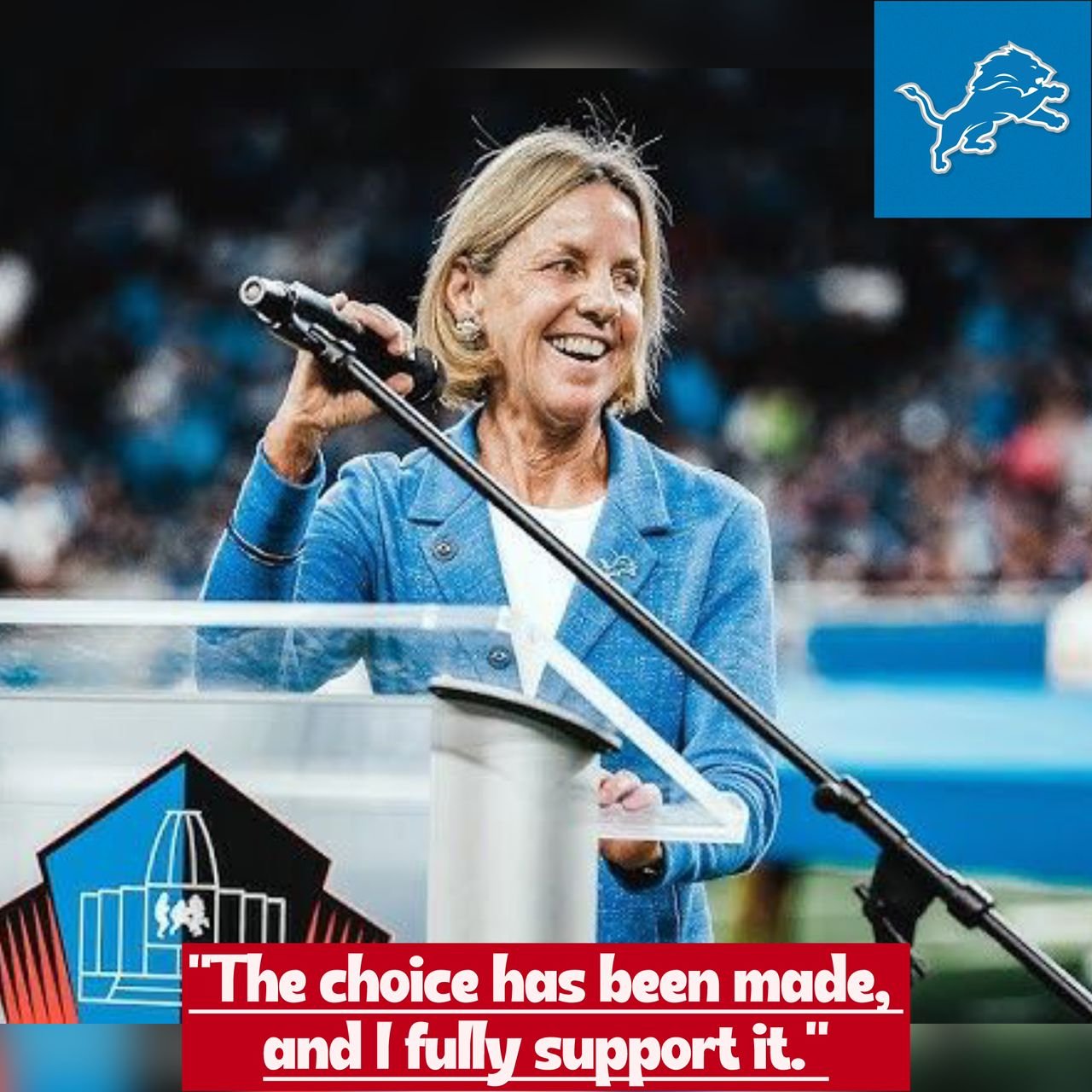 Detroit Lions principal owner and chairwoman officially made a strong decision and bans LGBT Merchandise at Ford Field in Downtown Detroit.