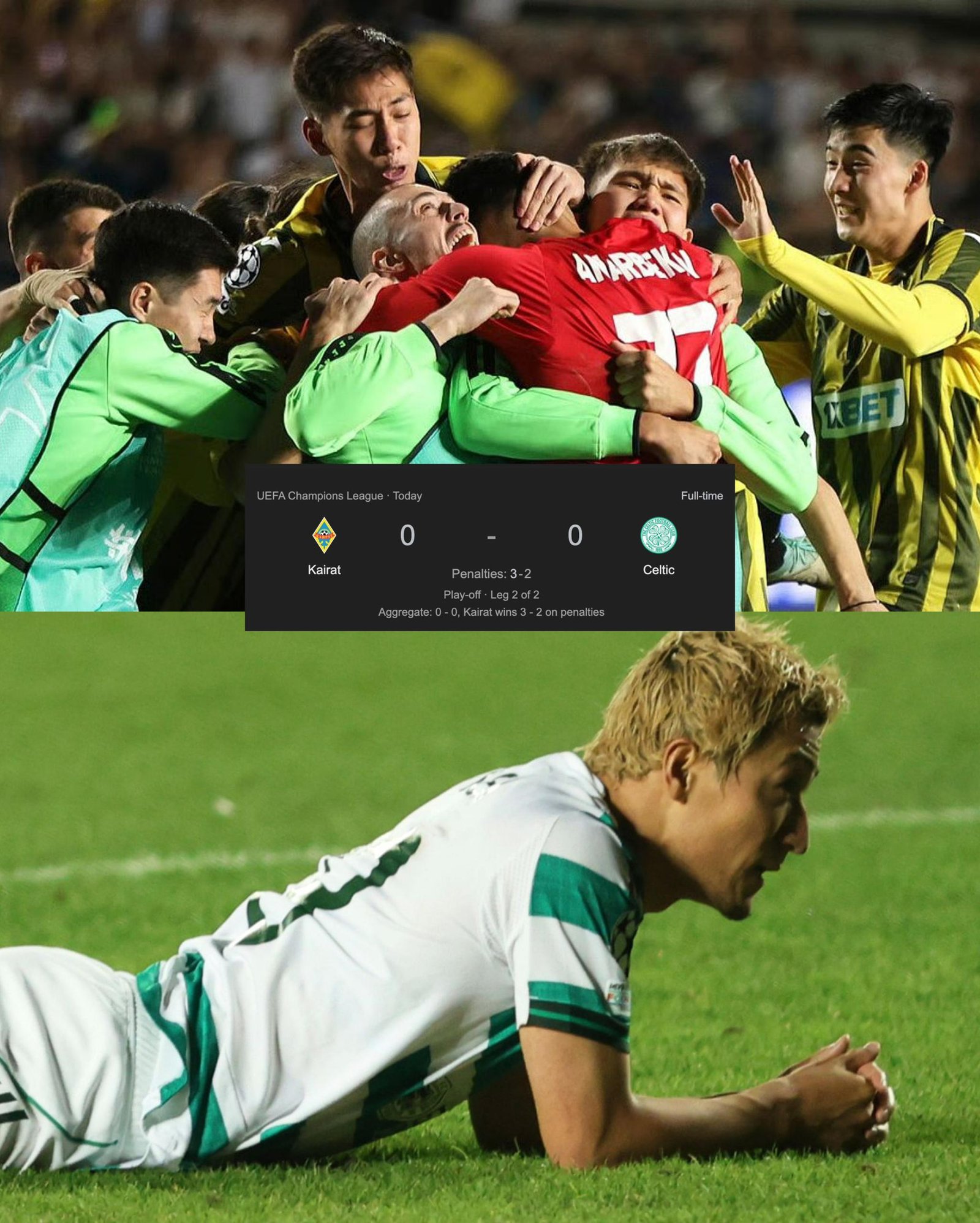 “bitterly disappointed” Brendan Rodgers delivers verdict as Celtic will officially miss out on UEFA Champions League after penalty shootout defeat against Kairat Almaty
