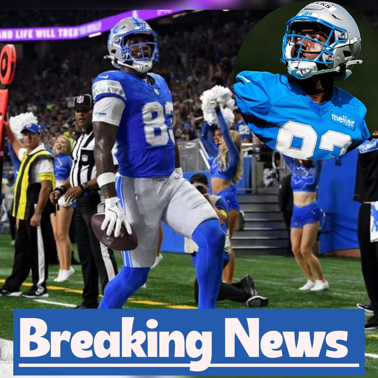 Detriot Lions 22-year-old Rookie Jackson Meeks shares painful emotional story before his NFL career