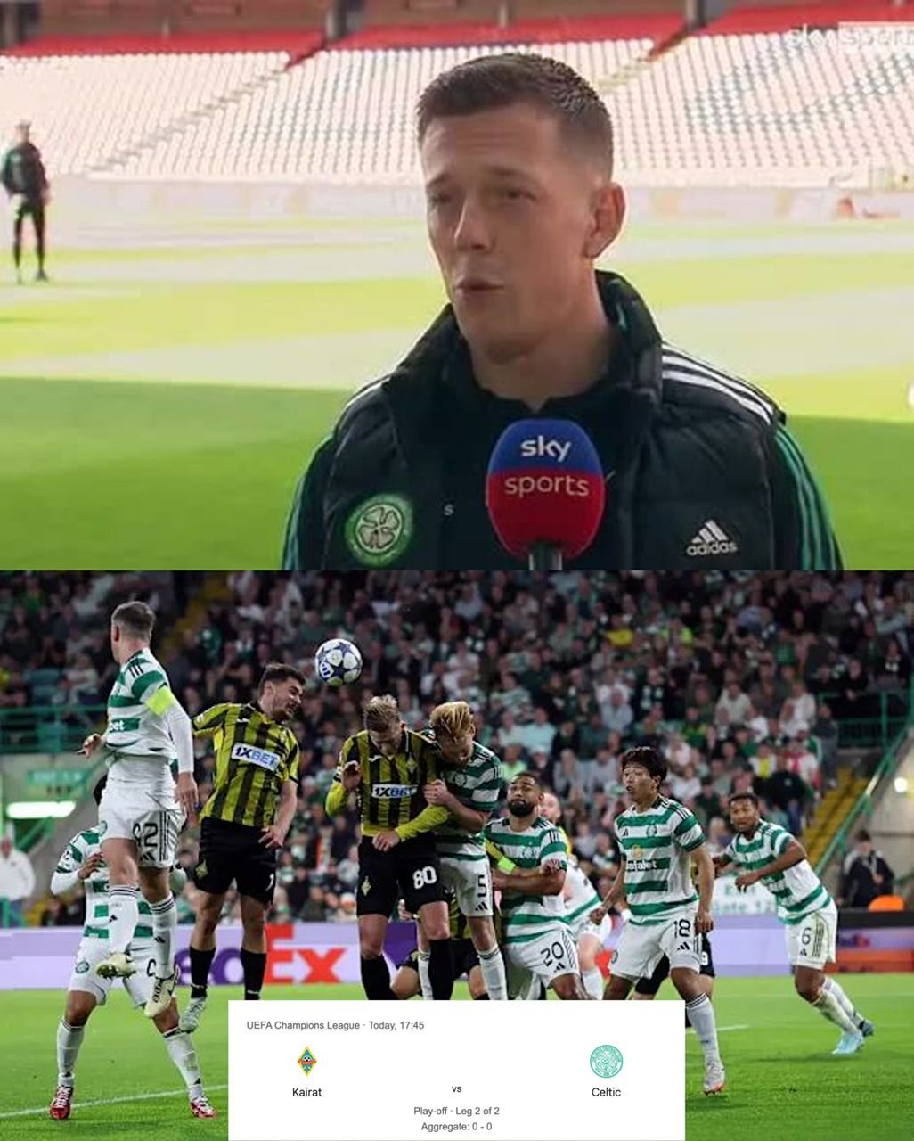 "We need help" Celtic F.C. captains Callum McGregor reacts over exit of UEFA Champions League to the HOOPS board with a strong message that most fans least expected