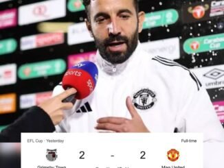 Ruben Amorim, the manager of Manchester United, has hinted that he may leave the club following their defeat by Grimsby town