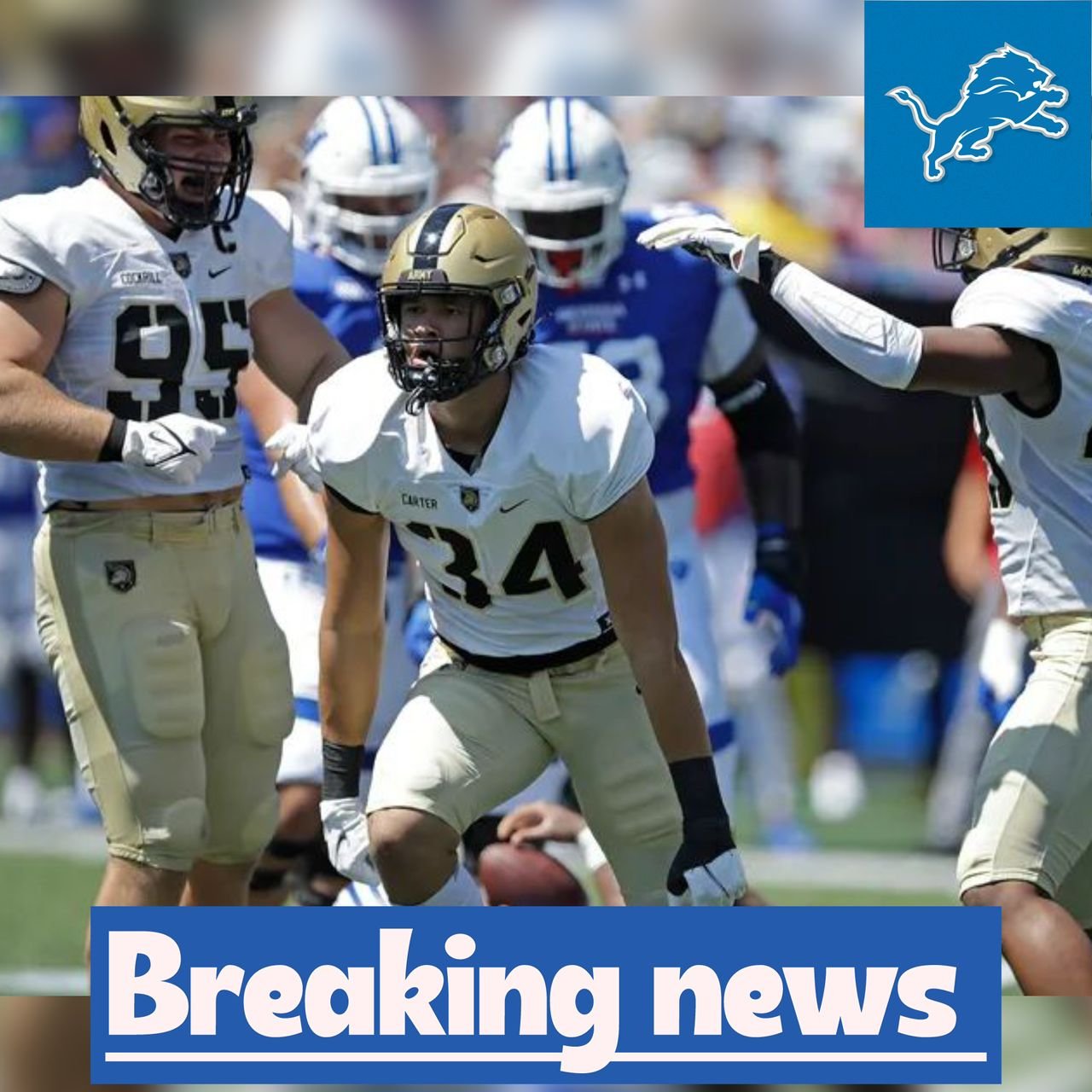 Breaking news: Detriot Lions have signed a 6-foot-6 pass-rusher who has recorded 15.5 sacks in a single season to strengthen their defensive