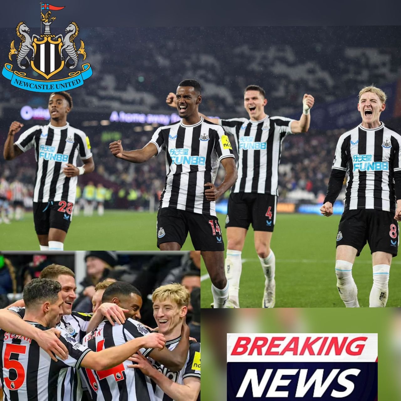 Two Newcastle United players Anthony Gordon & Sven Botman react to Alexander Isak leaving Newcastle United to join Liverpool with a strong message