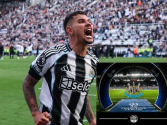 2025/2026 Newcastle United UEFA Champions League player list release and the list of the (4) four players miss out on the match
