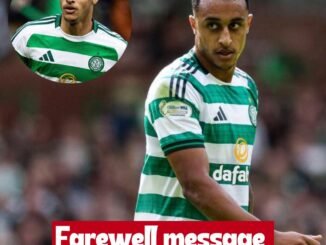 “I loved my time at Celtic” – Irish footballer Adam Idah’s sends out a Celtic farewell message that touched most fans
