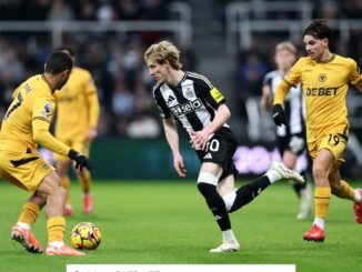 The Referee to officiate the Newcastle United against Wolves Premier League match has been revealed