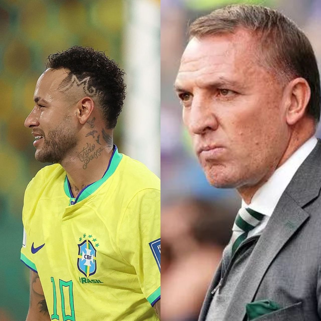 Brazilian footballer Neymar break silence and takes strong side with the Celtic F.C. coach Brendan Rodgers on one of the issue they detest the most for a very long time