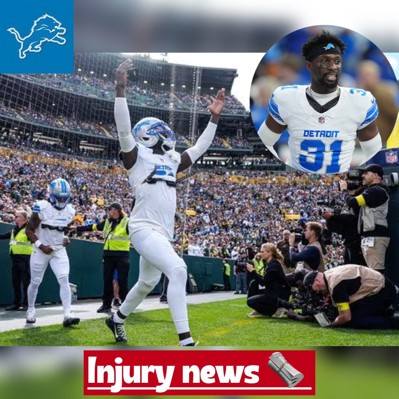 Latest Injury update on Detroit Lions football safety Kerby Joseph ahead of their week 2 matchup against Chicago Bears