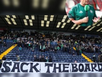 ‘sack the board’ Brendan Rodgers shares his opinion about fan banner and protest after their victory against Kilmarnock