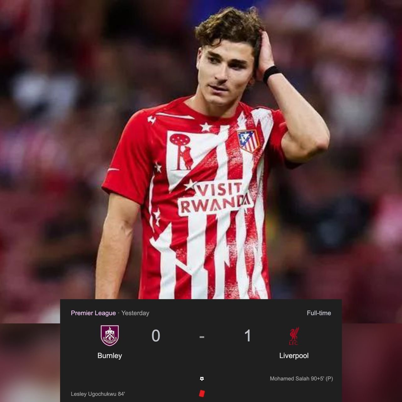 Argentine professional footballer Julian Alvarez sends a message to Liverpool in the midst of their Champions League match, and a transfer swap plot is being revealed