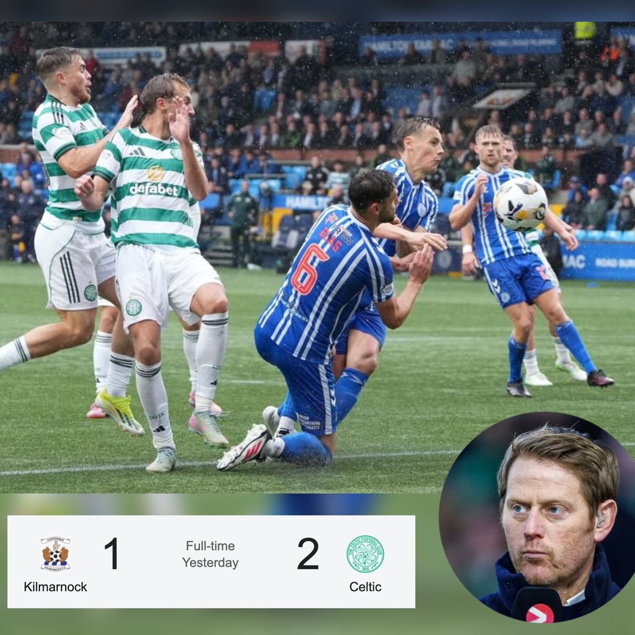 "If it doesn't negate" - Michael Stewart blast SFA how they got Celtic penalty wrong during their match against Kilmarnock