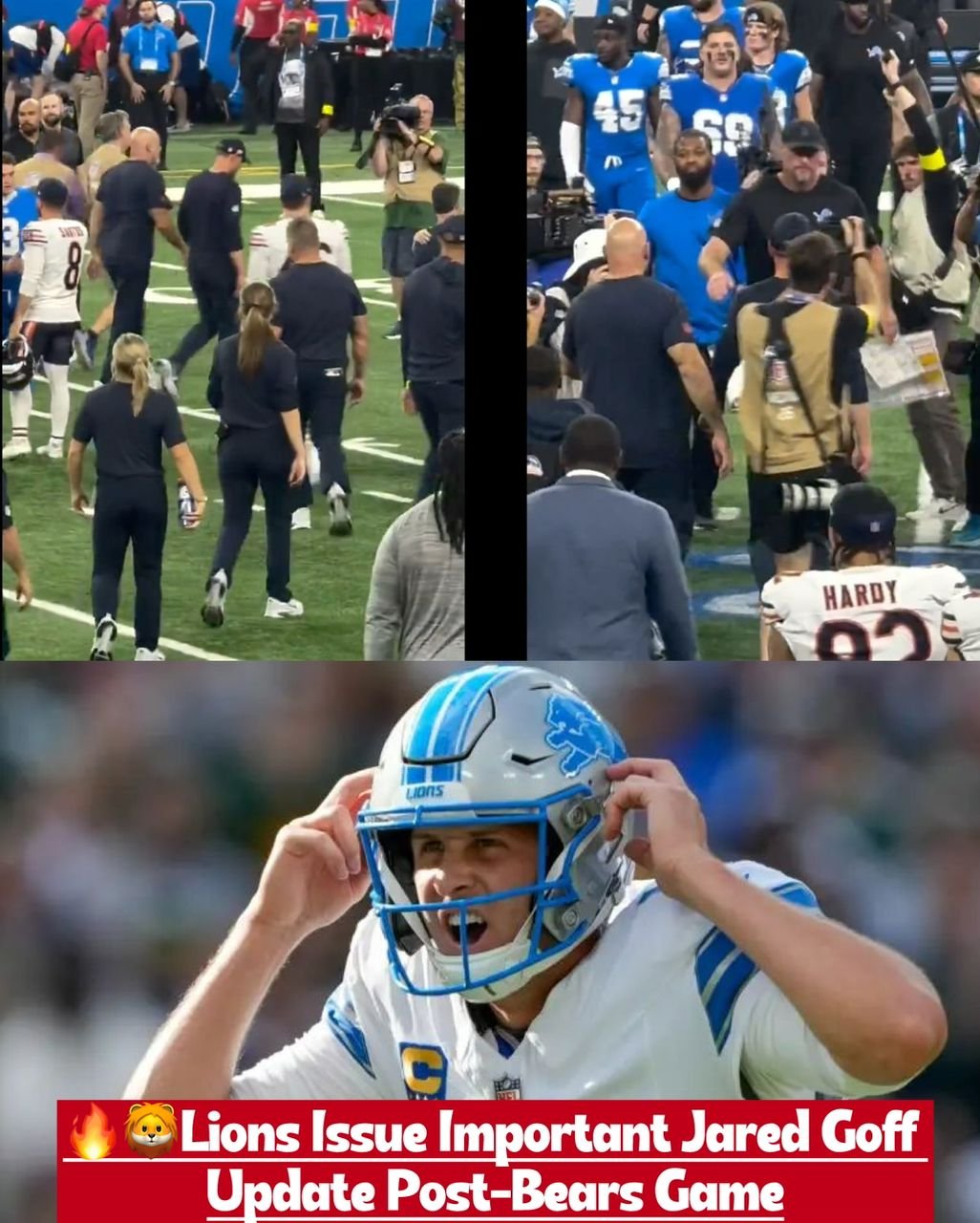 Detroit Lions Make Key Jared Goff Statement After Beating Chicago Bears (52-21)