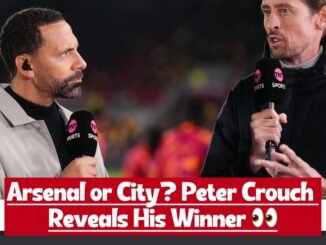Former Footballer Peter Crouch Names His Winner Ahead of Arsenal vs Manchester City Clash