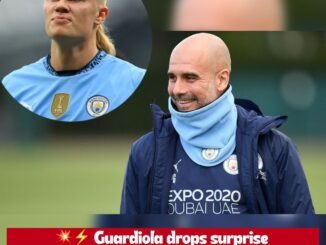 Manchester City coach Pep Guardiola reveals the name of the Man City player who runs faster than Erling Haaland