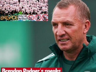 Brendan Rodgers break silence and list out his opinion over the latest Celtic F.C protests at Partick Thistle