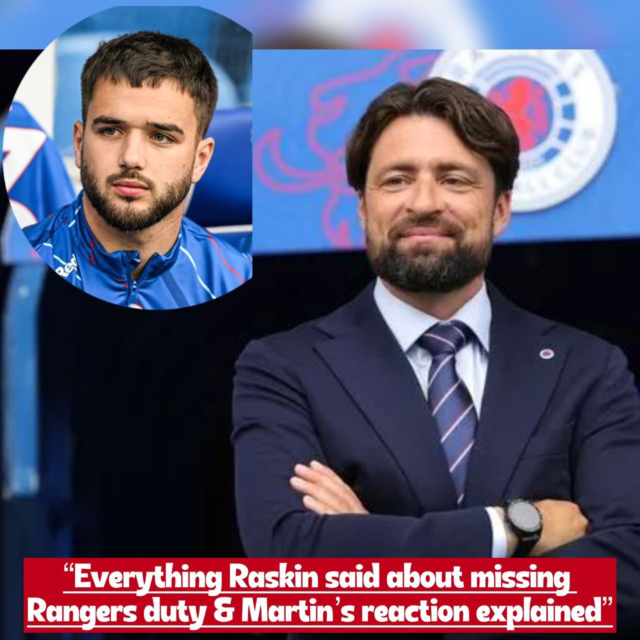"What is in the past is in the past" - Raskin opens up on Rangers absence as Russell Martin Martin shares his thoughts over the midfielder statement