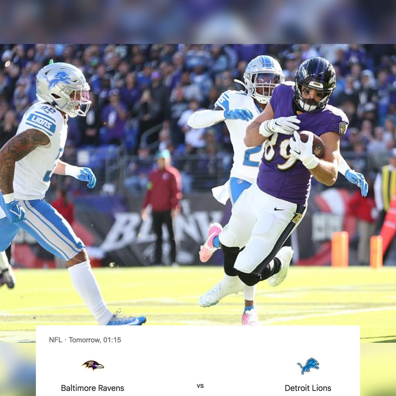 You Won’t Believe These four (4) Predictions for Baltimore Ravens vs Detroit Lions on MNF!