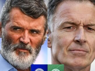 Celtic F.C. legend Chris Sutton fires back after 54-year-old Irish football pundit Roy Keane after the names of SPFL ‘flop’ list featuring three shocking Rangers stars was released