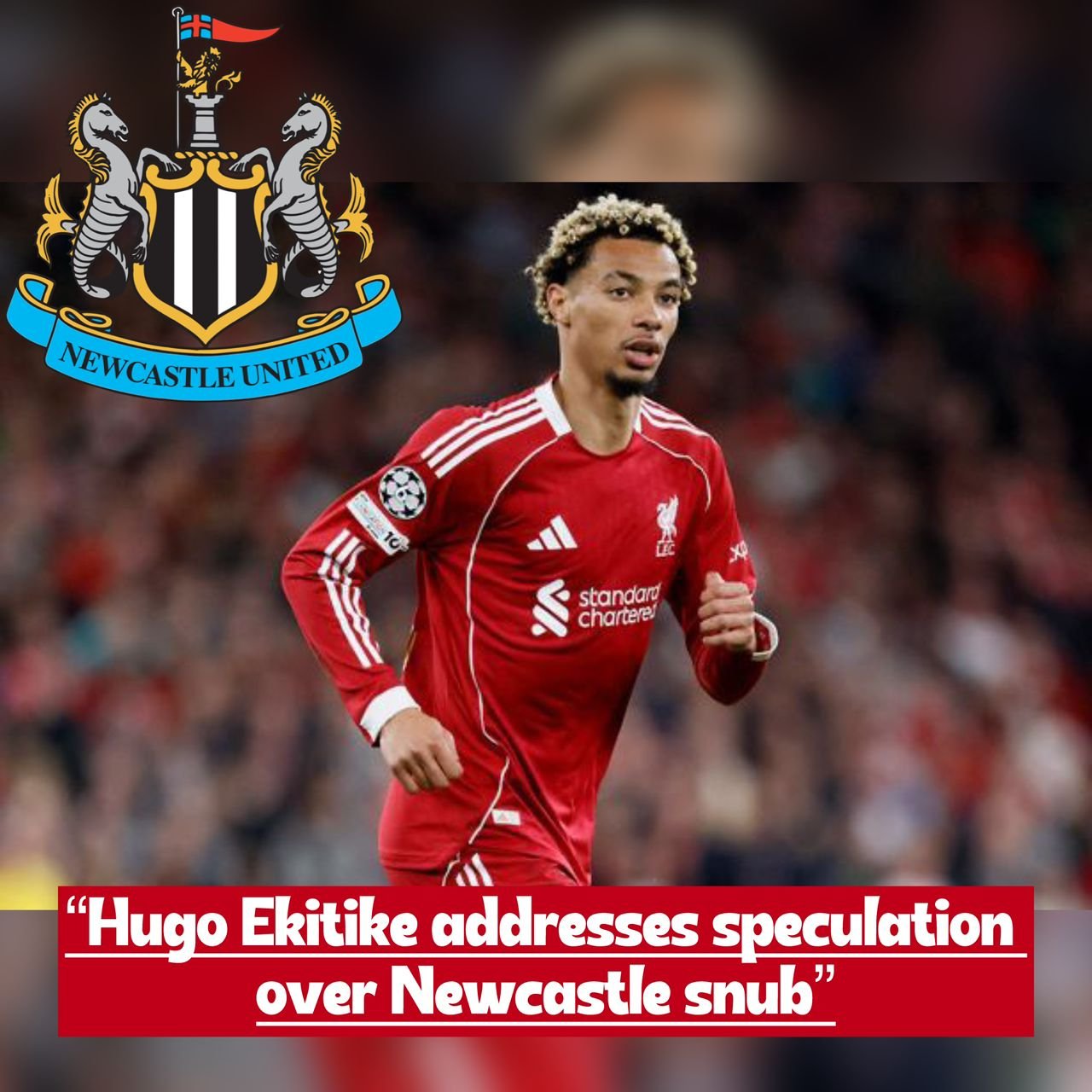 "Agreeable" Hugo Ekitike breaks silence on Newcastle United transfer rumours with defiant message