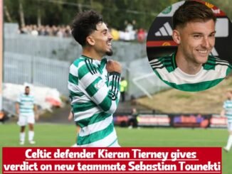 Scottish footballer defender Kieran Tierney gives honest verdict on what it’s like to play alongside Sebastian Tounekti