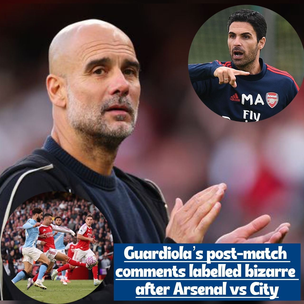 Man City coach Guardiola criticised for unusual post-match explanation following Arsenal draw