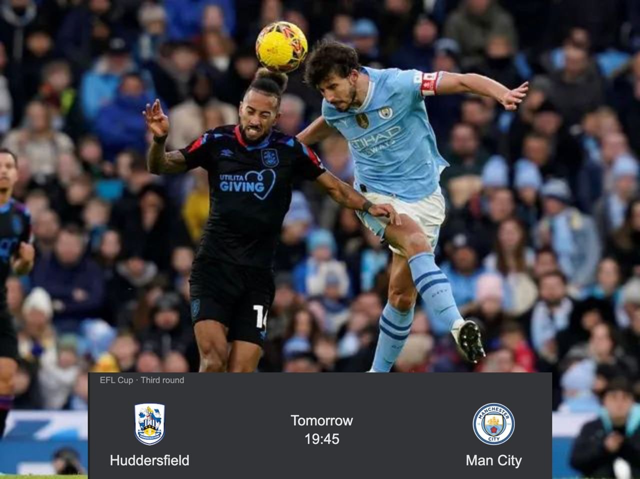 Predicted line-up, injury reports, General team news, player to miss match clash: Huddersfield vs Manchester City