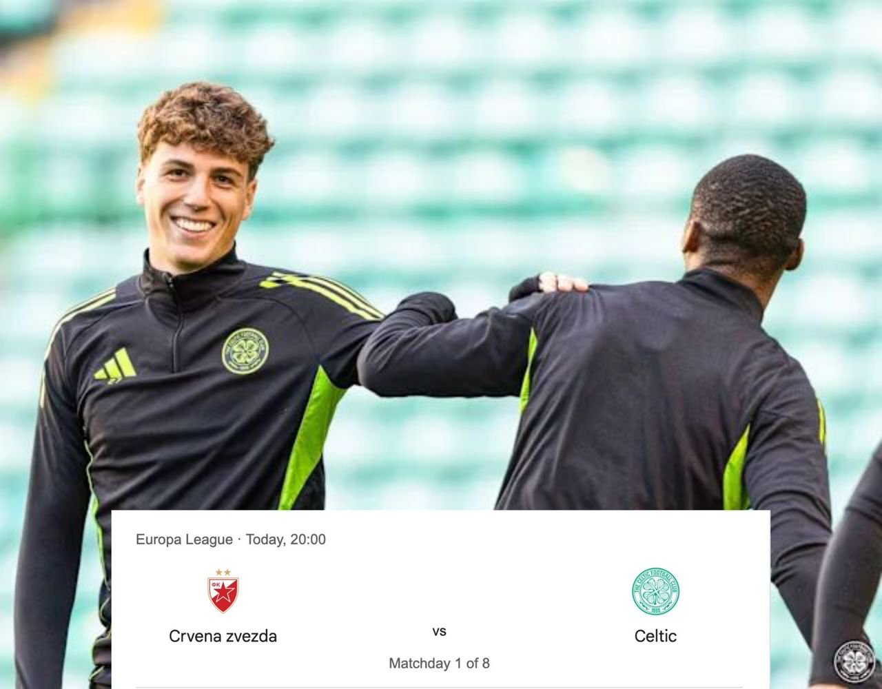 Predicted lineup, team news, injury reports, how to watch the match: Crvena Zvezda vs Celtic Predicted Europa League Match
