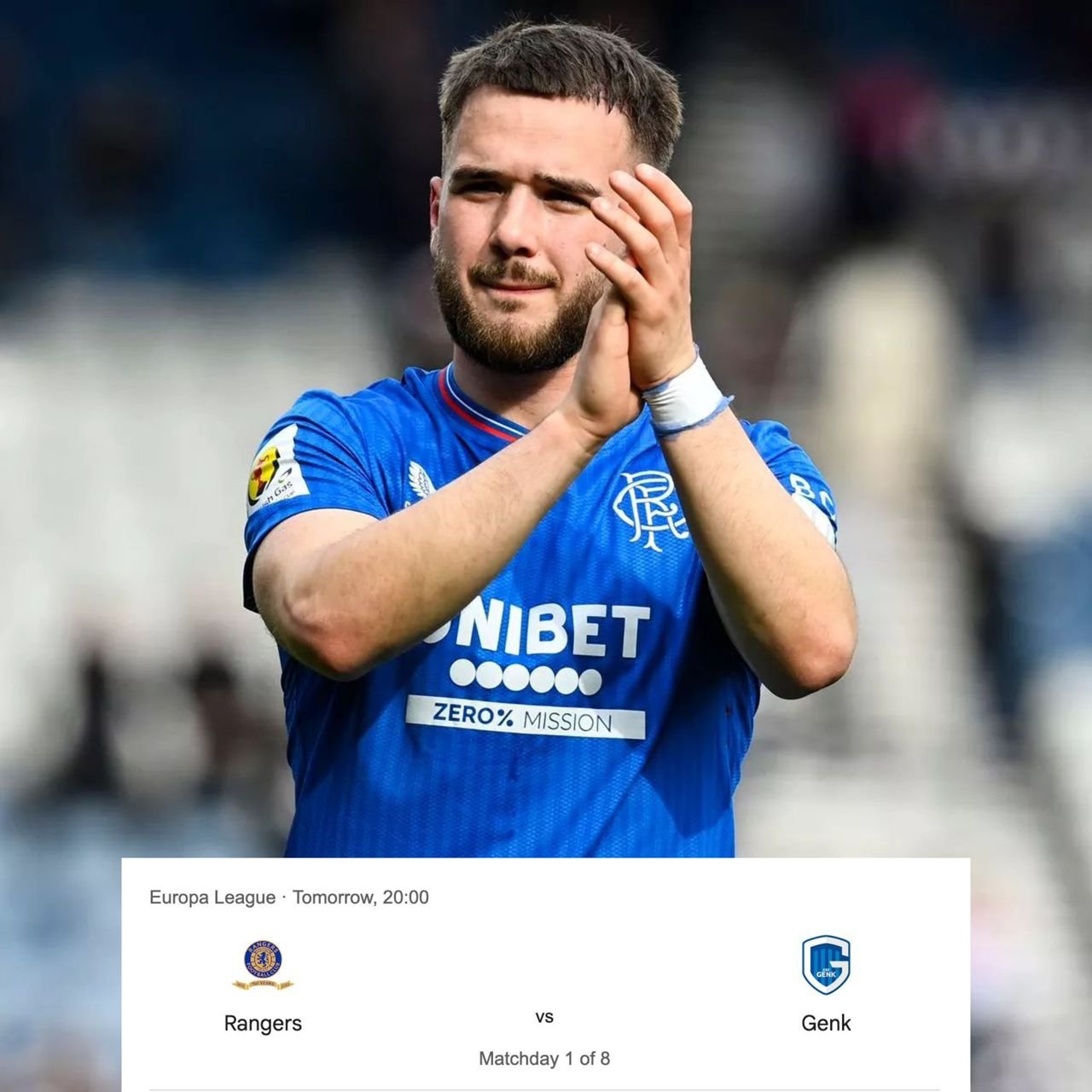 Rangers vs Genk: How to watch on TV, live stream details & latest team news