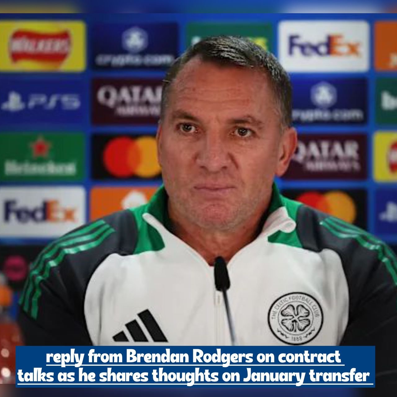 Celtic F.C. coach Brendan Rodgers gave out his full take on contract question and outlines January transfer strategy