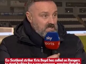 Scottish former professional Kris Boyd urges Rangers to begin searching for a new manager after the Everton signing highlights underlying issues.