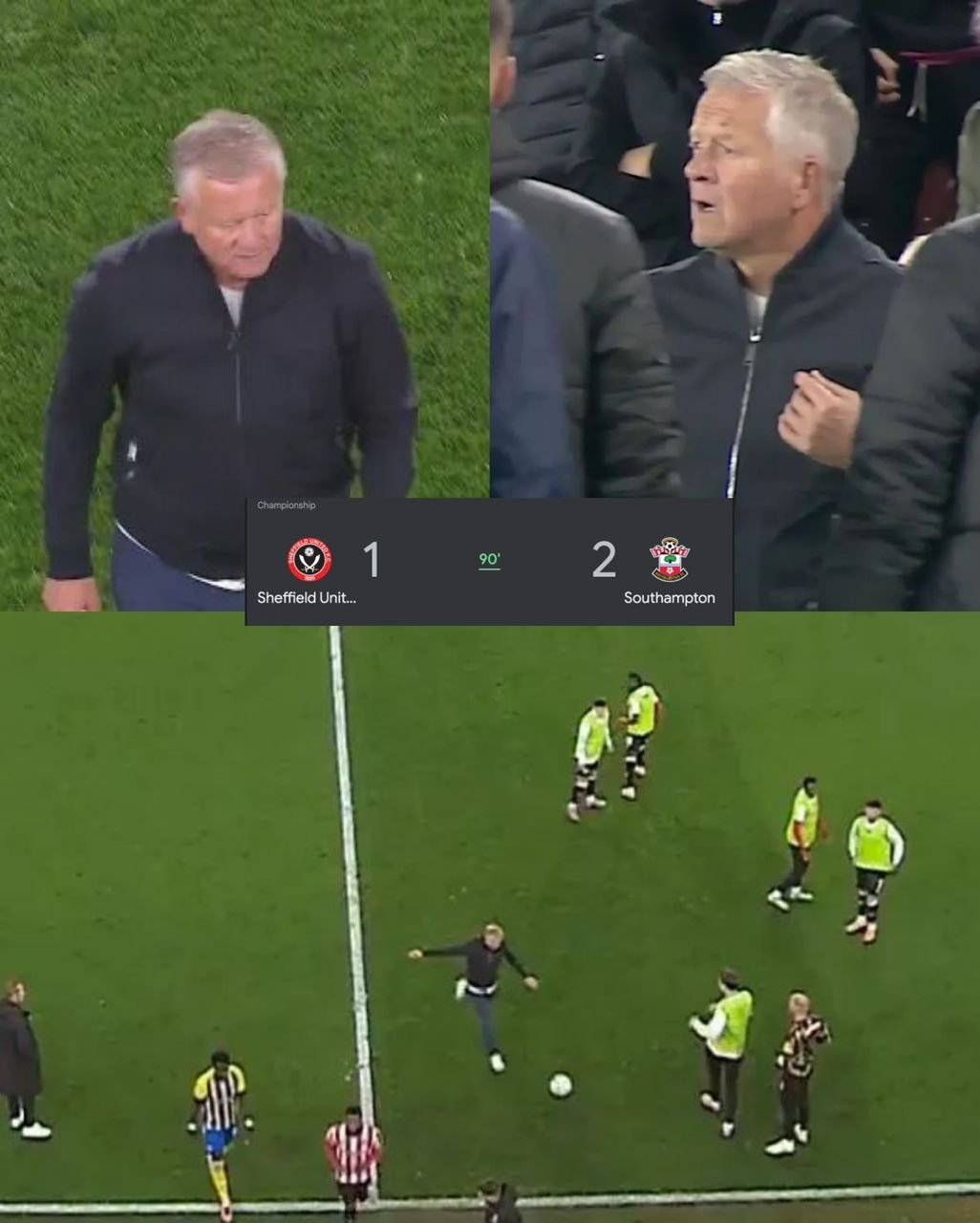 The main reason why Sheffield United coach Chris Wilder was sent off the pitch during their match clash against Southampton