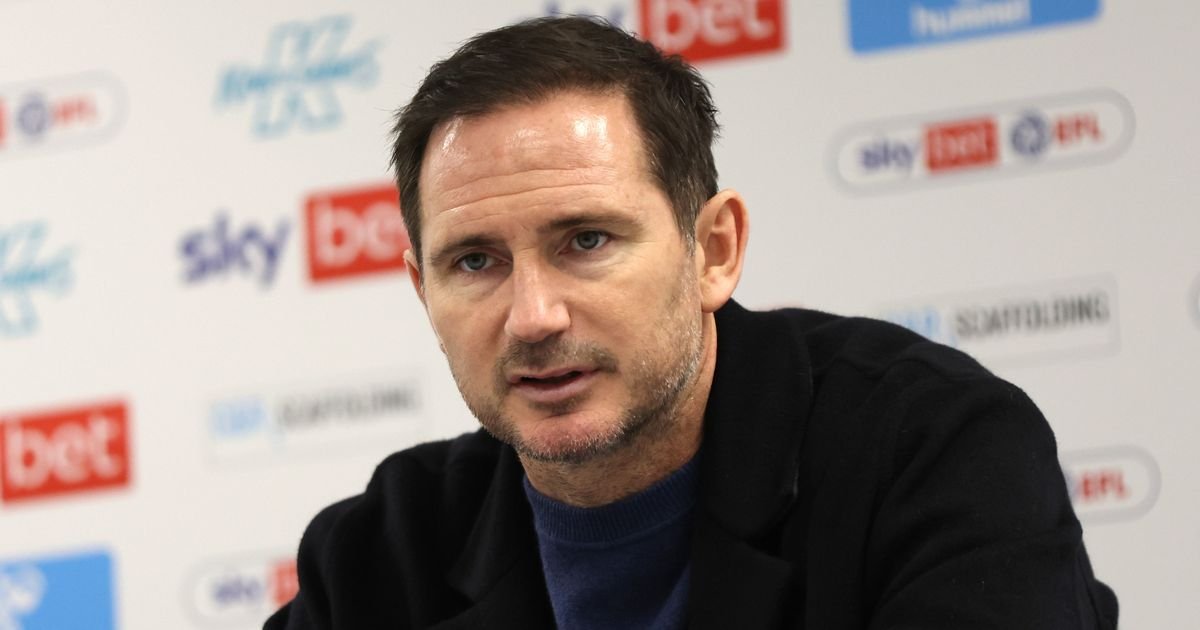 Frank Lampard in his post match press conference over Patrick Bamford
