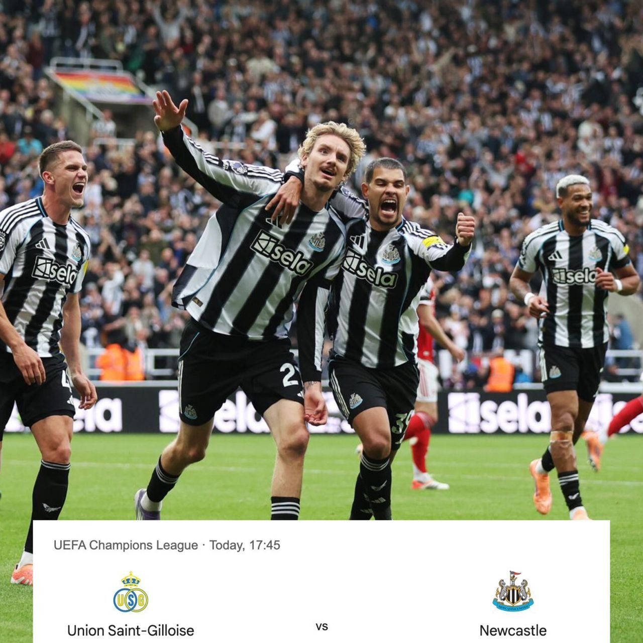 Six first-team stars absent as Newcastle’s squad to face Union SG is confirmed