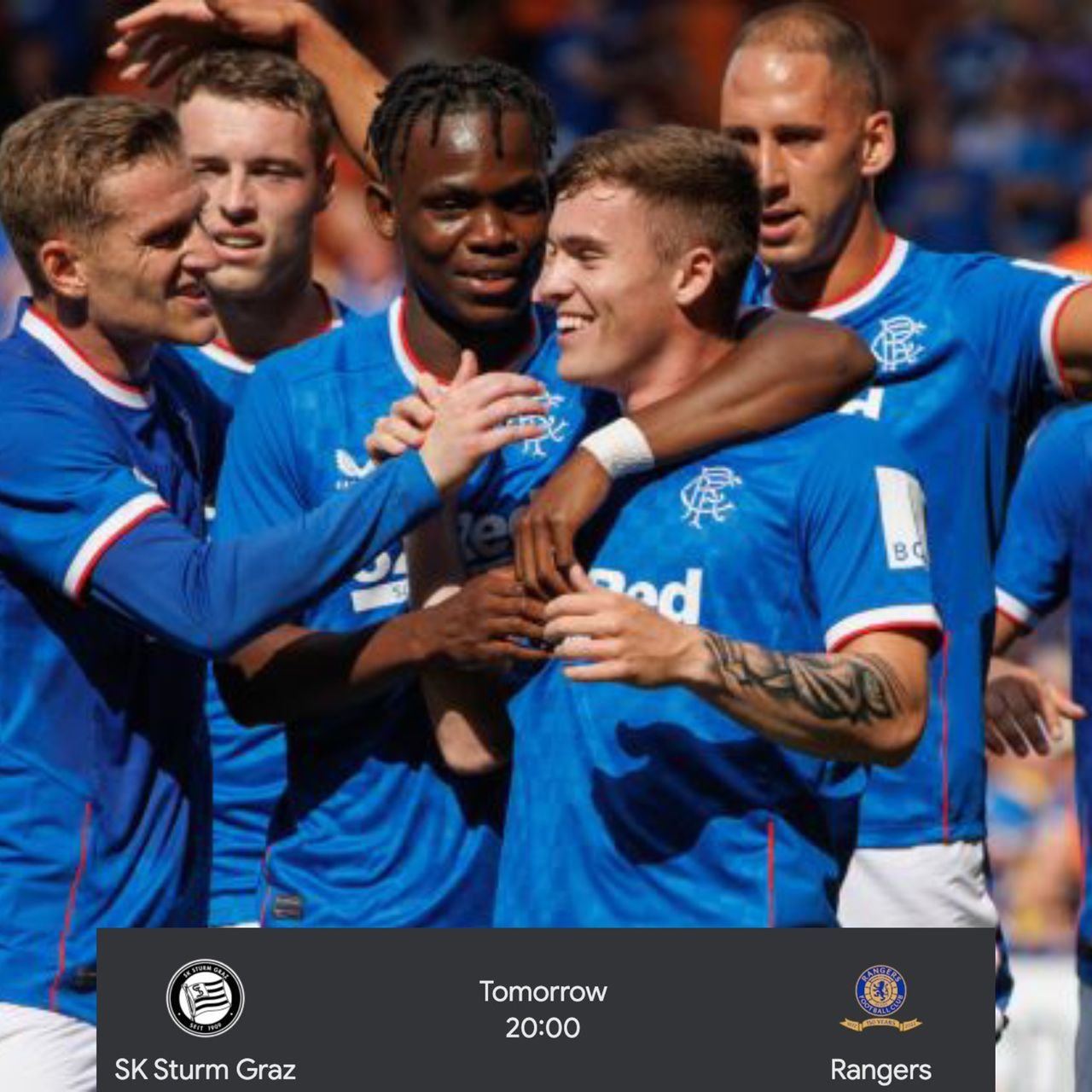 Predicted lineup, player to miss the match, general team news: SK Sturm Graz vs Rangers