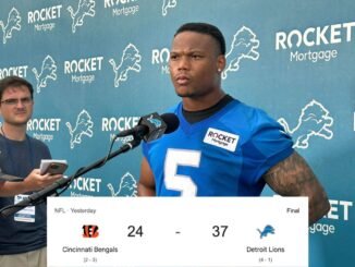 David Montgomery expresses gratitude to Bengals after Lions’ impressive victory.